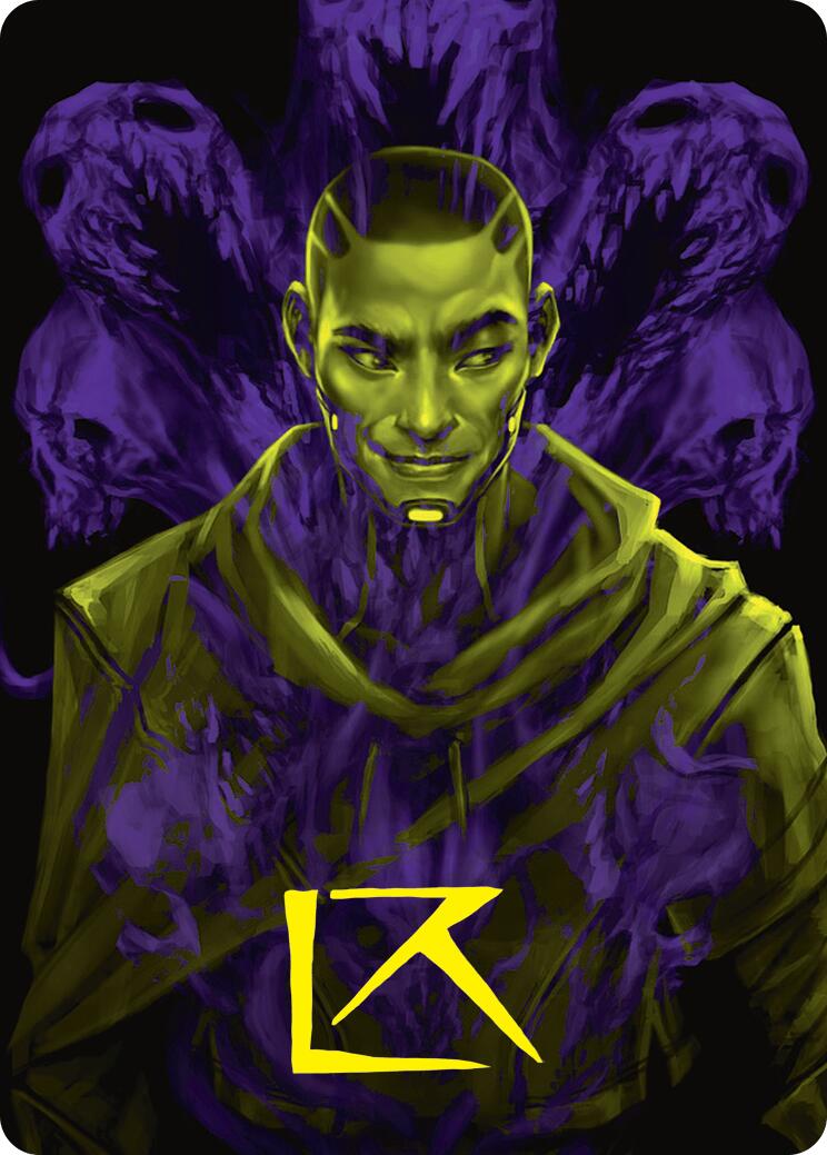 Kaito, Bane of Nightmares Art Card (Gold-Stamped Signature) [Duskmourn: House of Horror Art Series] | Exor Games New Glasgow