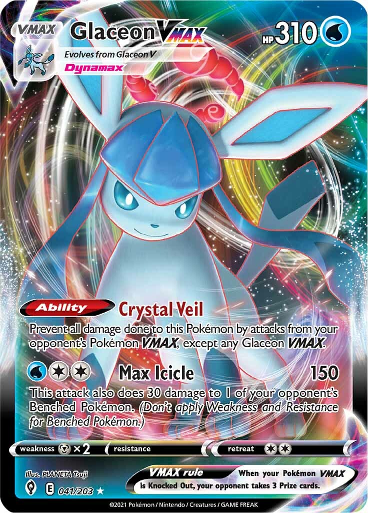 Glaceon VMAX (041/203) [Sword & Shield: Evolving Skies] | Exor Games New Glasgow