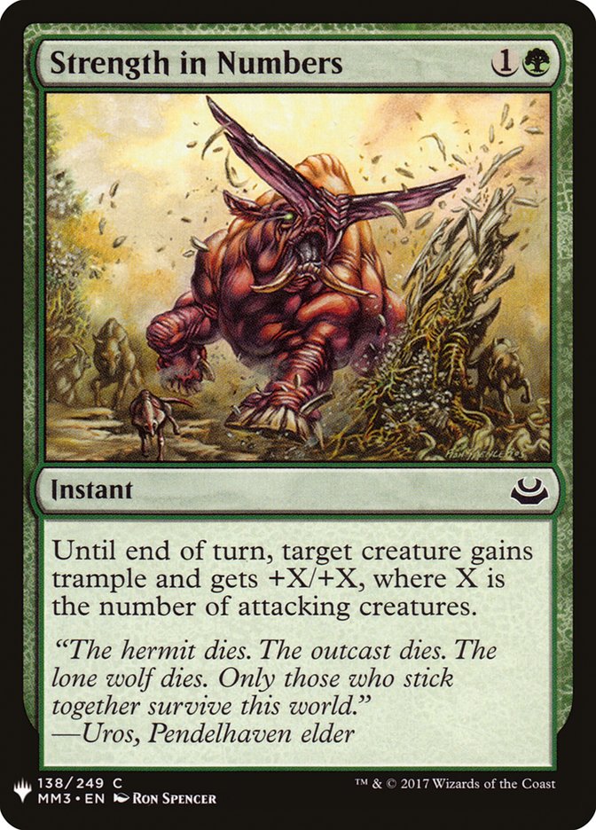 Strength in Numbers [Mystery Booster] | Exor Games New Glasgow