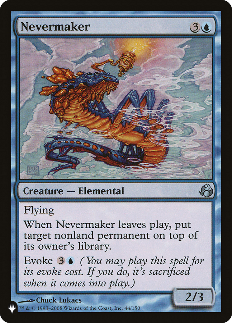 Nevermaker [The List] | Exor Games New Glasgow
