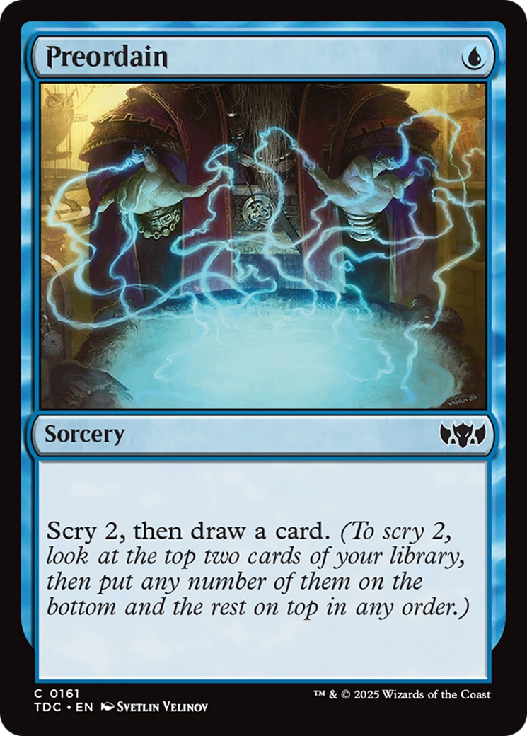 Preordain [Tarkir: Dragonstorm Commander] | Exor Games New Glasgow