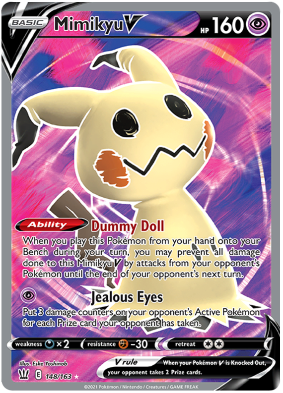 Mimikyu V (148/163) [Sword & Shield: Battle Styles] | Exor Games New Glasgow