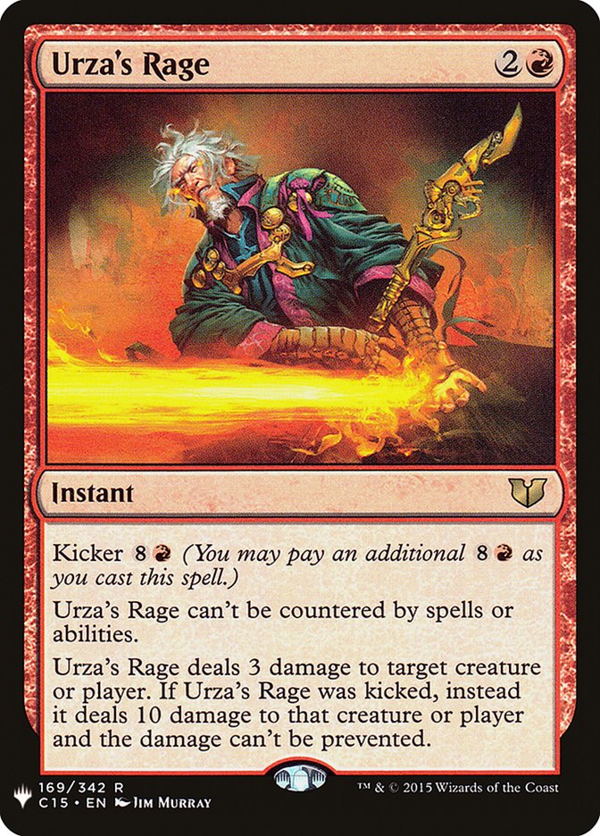 Urza's Rage [The List] | Exor Games New Glasgow