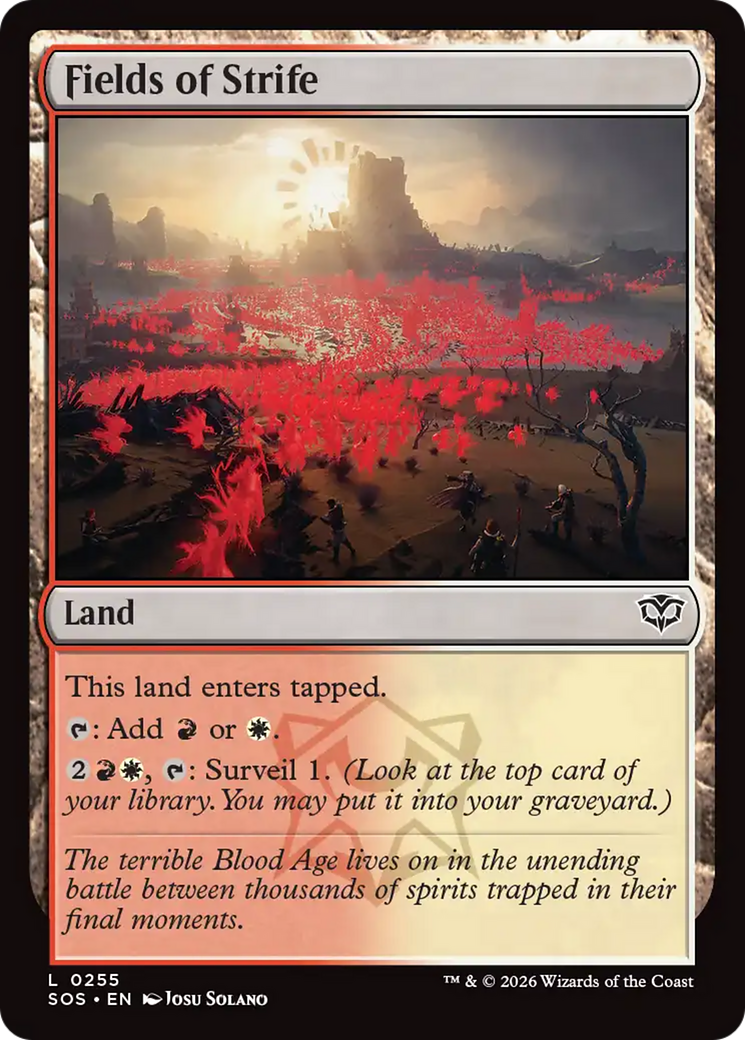 Fields of Strife [Secrets of Strixhaven] | Exor Games New Glasgow
