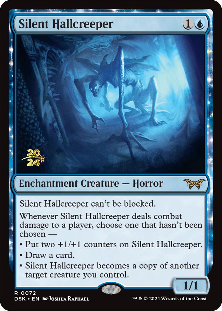 Silent Hallcreeper [Duskmourn: House of Horror Prerelease Promos] | Exor Games New Glasgow