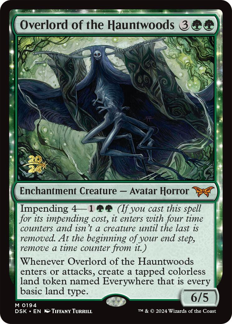 Overlord of the Hauntwoods [Duskmourn: House of Horror Prerelease Promos] | Exor Games New Glasgow