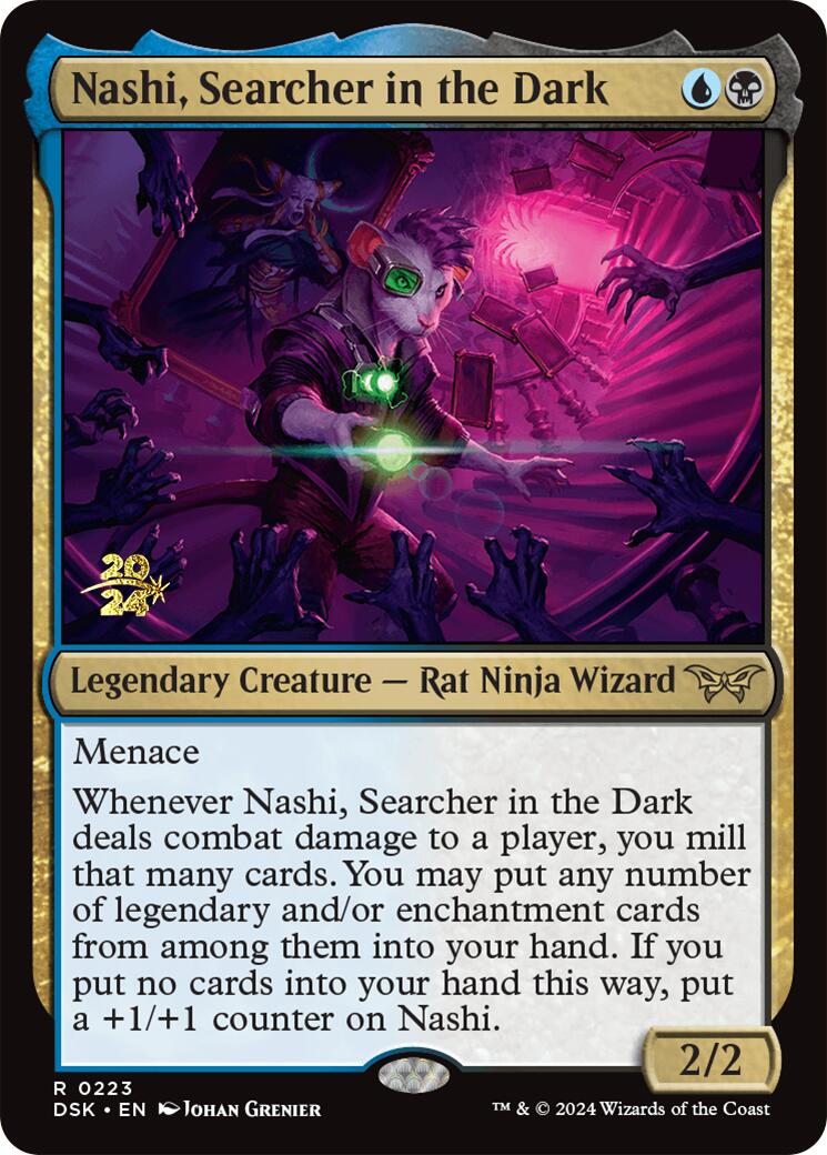 Nashi, Searcher in the Dark [Duskmourn: House of Horror Prerelease Promos] | Exor Games New Glasgow