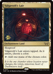 Valgavoth's Lair [Duskmourn: House of Horror Prerelease Promos] | Exor Games New Glasgow