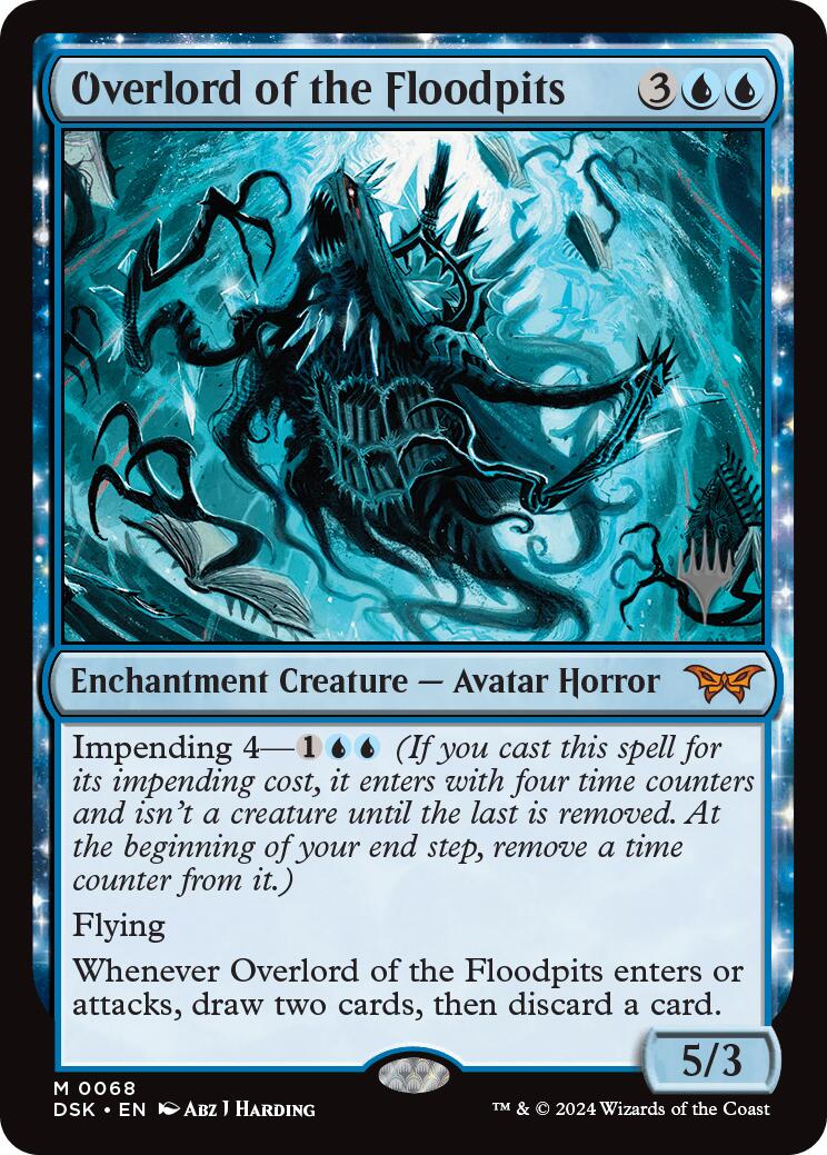 Overlord of the Floodpits [Duskmourn: House of Horror Promos] | Exor Games New Glasgow