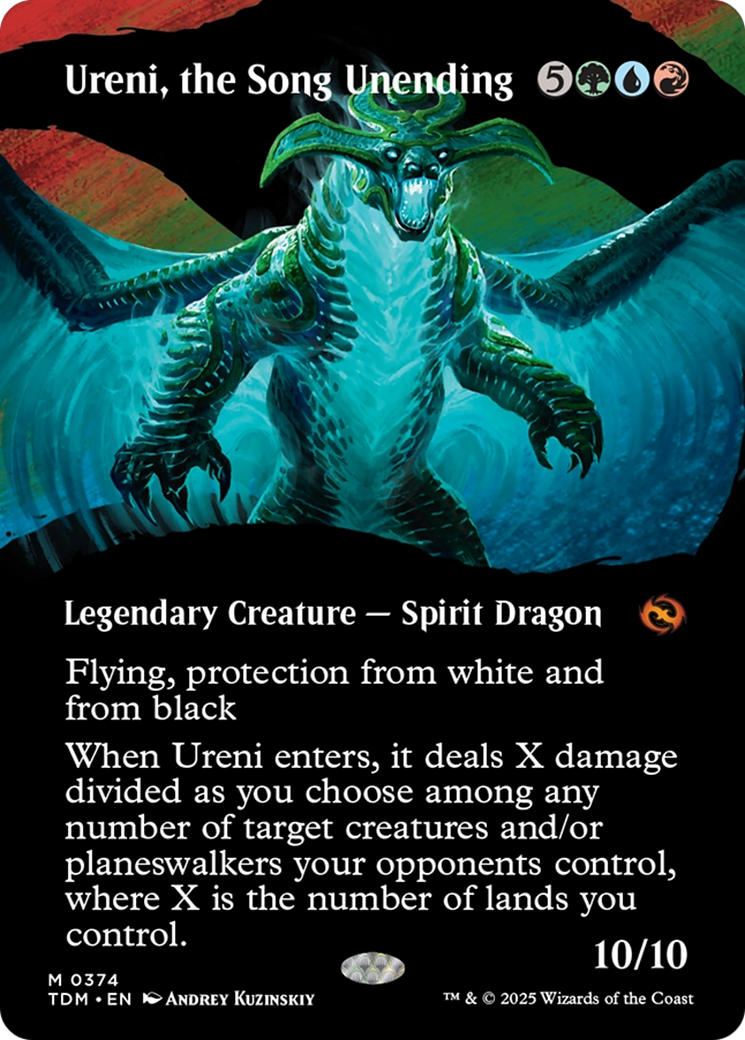 Ureni, the Song Unending (Borderless) [Tarkir: Dragonstorm] | Exor Games New Glasgow