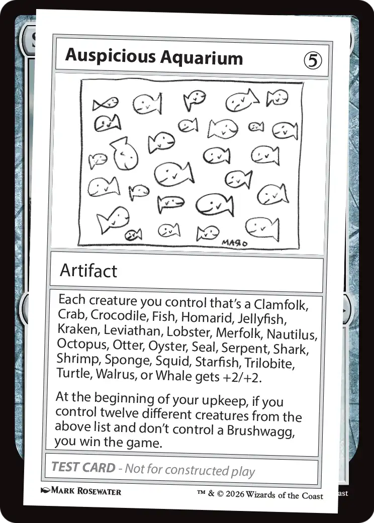 Auspicious Aquarium [Mystery Booster Playtest Cards] | Exor Games New Glasgow
