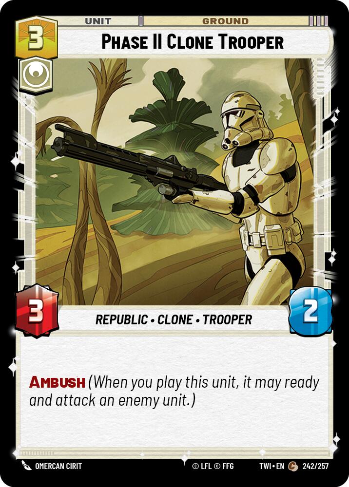 Phase II Clone Trooper (242/257) (242/257) [Twilight of the Republic] | Exor Games New Glasgow