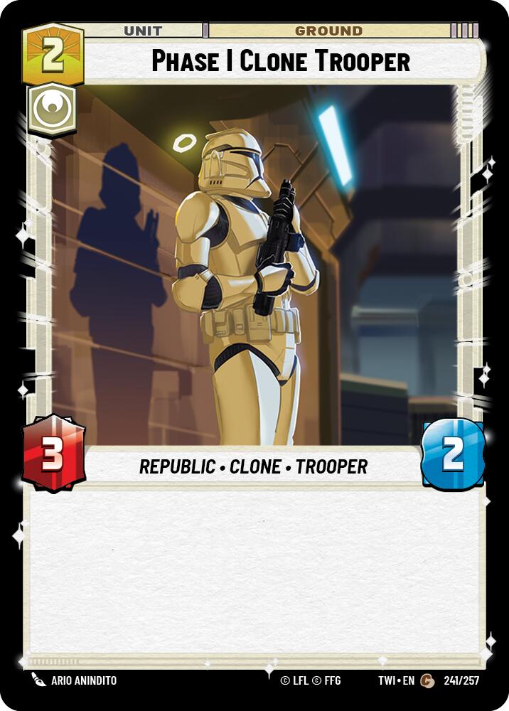 Phase I Clone Trooper (241/257) (241/257) [Twilight of the Republic] | Exor Games New Glasgow