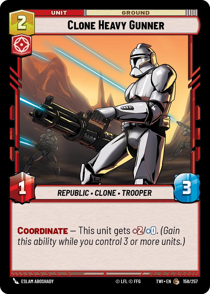 Clone Heavy Gunner (158/257) (158/257) [Twilight of the Republic] | Exor Games New Glasgow