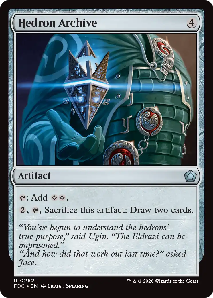 Hedron Archive [Foundations Commander] | Exor Games New Glasgow