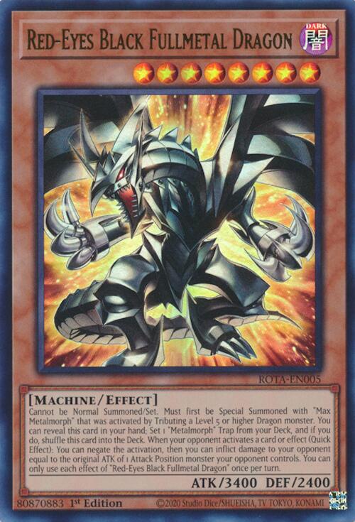 Red-Eyes Black Fullmetal Dragon [ROTA-EN005] Ultra Rare | Exor Games New Glasgow