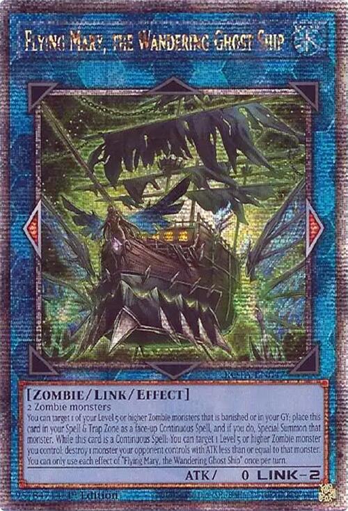 Flying Mary, the Wandering Ghost Ship (Quarter Century Secret Rare) [ROTA-EN047] Quarter Century Secret Rare | Exor Games New Glasgow