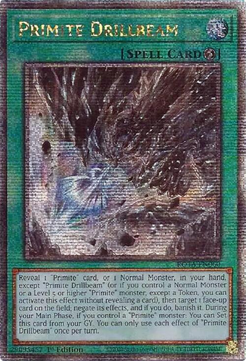 Primite Drillbeam (Quarter Century Secret Rare) [ROTA-EN060] Quarter Century Secret Rare | Exor Games New Glasgow