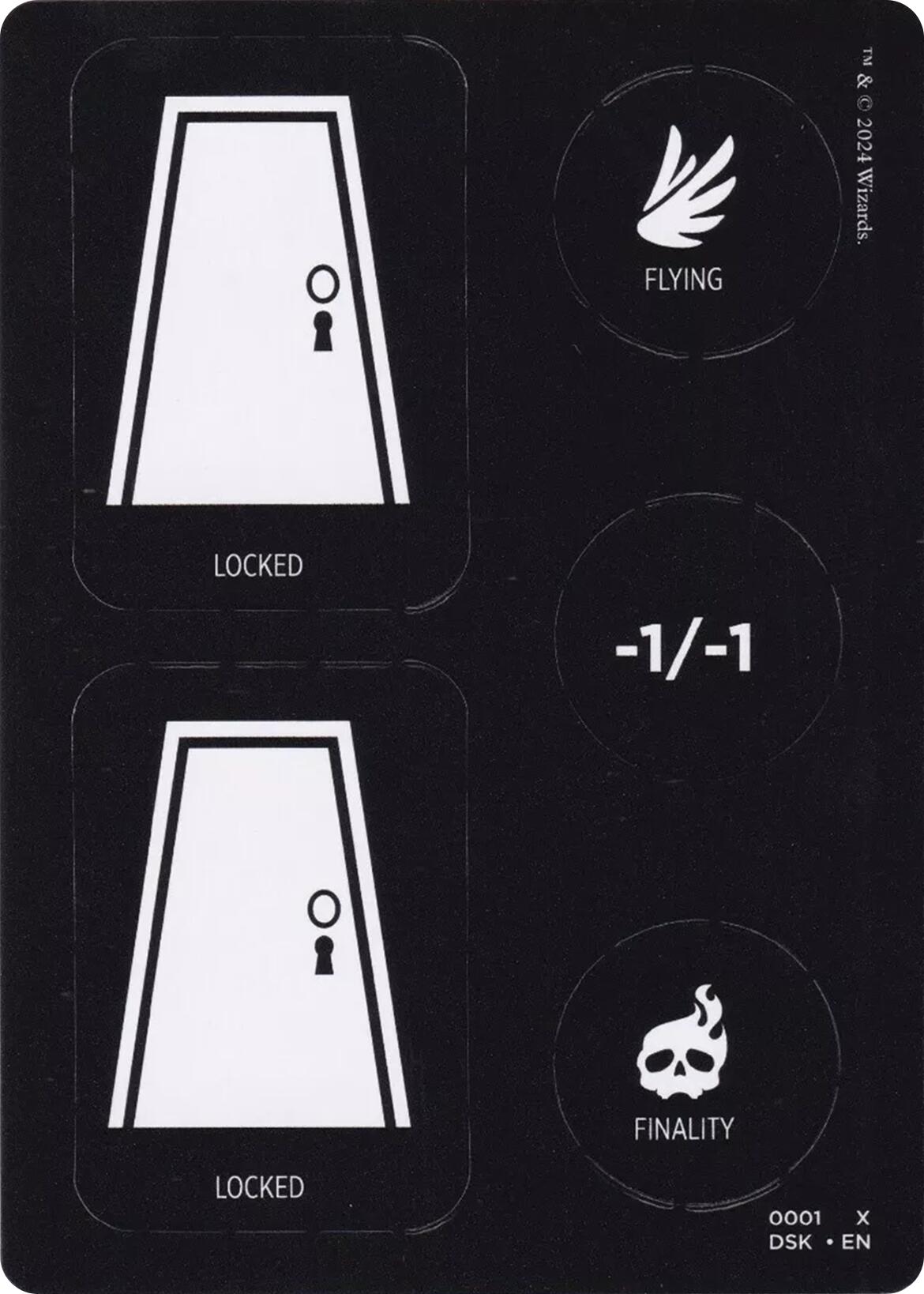 Punch Card Token (1 // 2) [Duskmourn: House of Horror Tokens] | Exor Games New Glasgow
