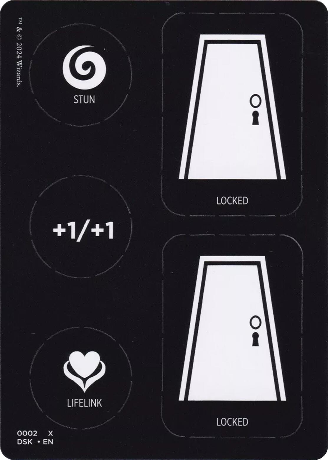 Punch Card Token (1 // 2) [Duskmourn: House of Horror Tokens] | Exor Games New Glasgow