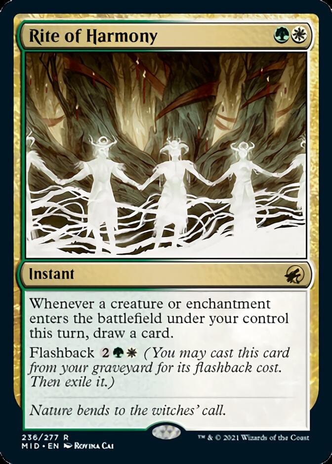 Rite of Harmony [Innistrad: Midnight Hunt] | Exor Games New Glasgow