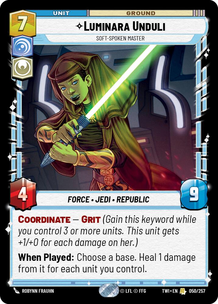 Luminara Unduli - Soft-Spoken Master (050/257) (050/257) [Twilight of the Republic] | Exor Games New Glasgow
