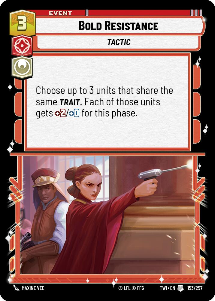 Bold Resistance (153/257) (153/257) [Twilight of the Republic] | Exor Games New Glasgow