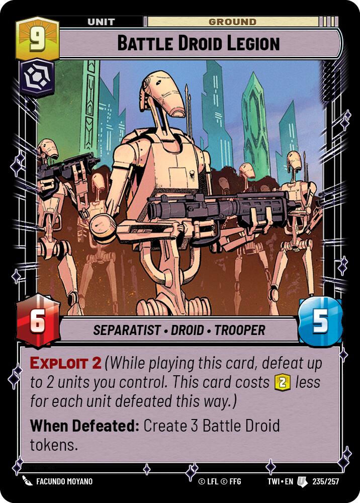 Battle Droid Legion (235/257) (235/257) [Twilight of the Republic] | Exor Games New Glasgow