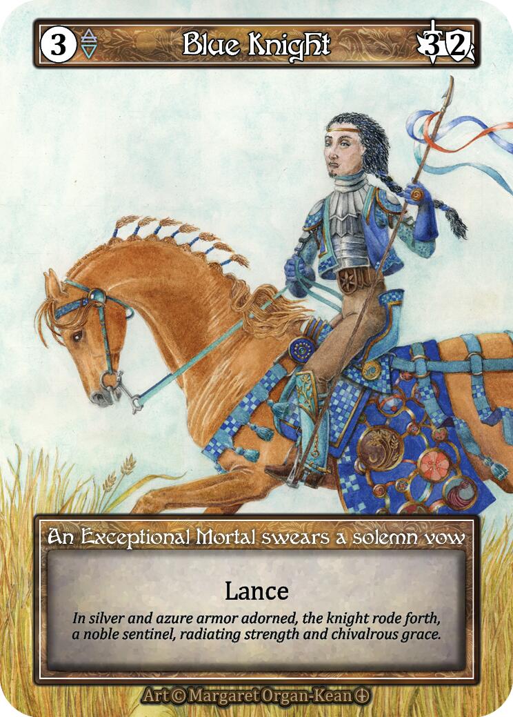Blue Knight (Foil) [Arthurian Legends] | Exor Games New Glasgow