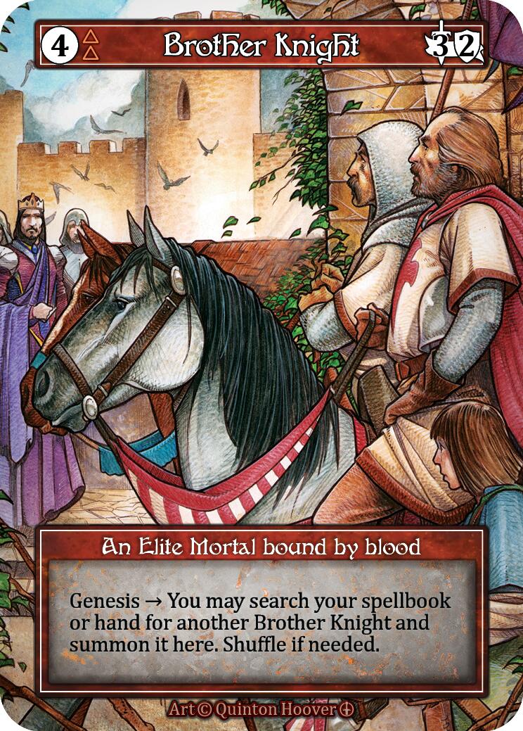 Brother Knight (Foil) [Arthurian Legends] | Exor Games New Glasgow