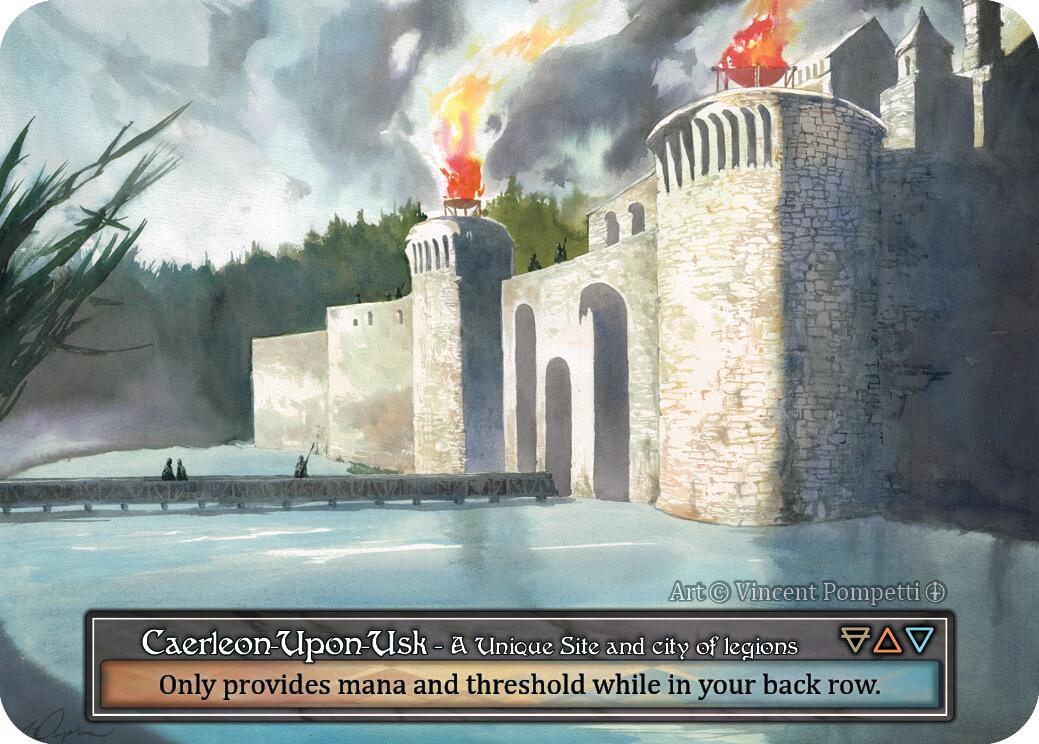 Caerleon-Upon-Usk (Foil) [Arthurian Legends] | Exor Games New Glasgow