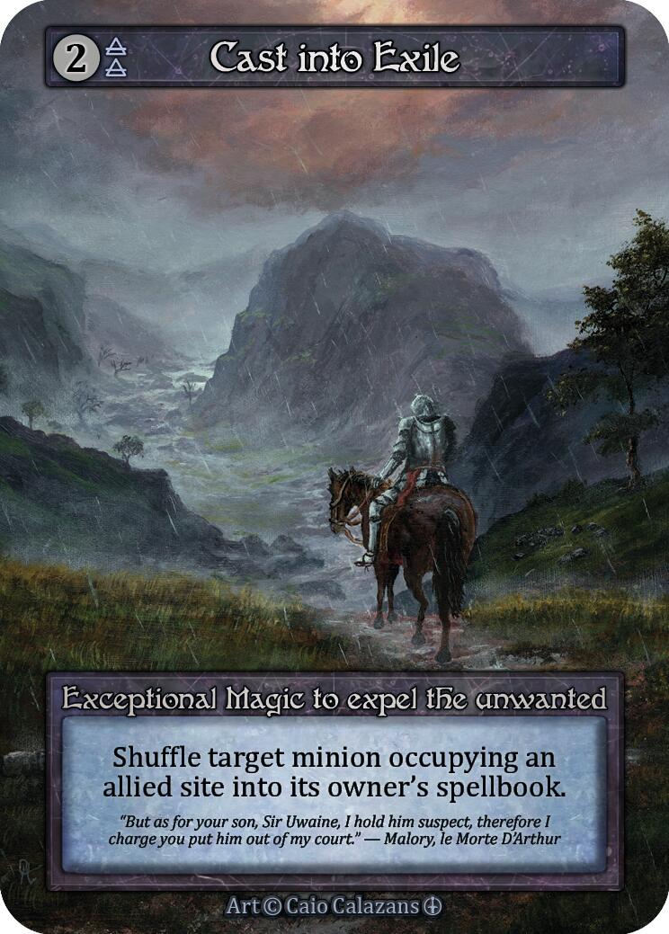 Cast into Exile [Arthurian Legends] | Exor Games New Glasgow