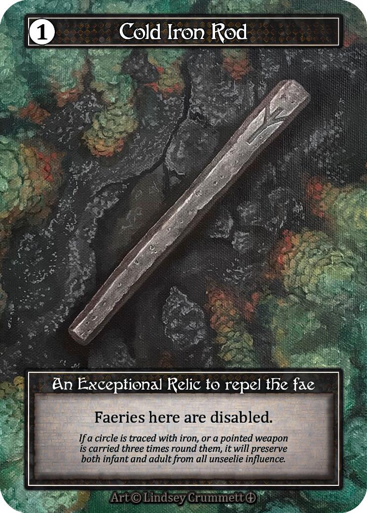 Cold Iron Rod (Foil) [Arthurian Legends] | Exor Games New Glasgow