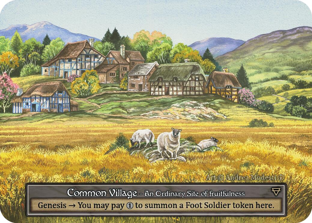 Common Village (Foil) [Arthurian Legends] | Exor Games New Glasgow