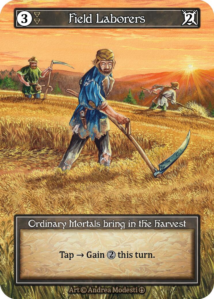 Field Laborers (Foil) [Arthurian Legends] | Exor Games New Glasgow