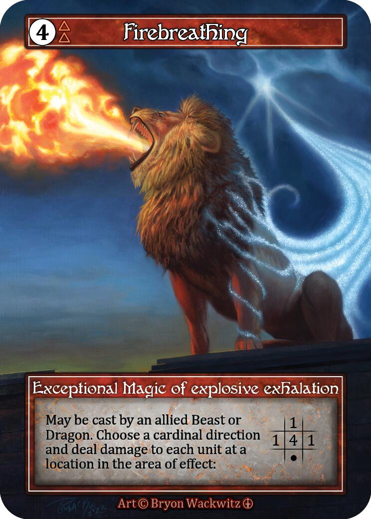 Firebreathing (Foil) [Arthurian Legends] | Exor Games New Glasgow