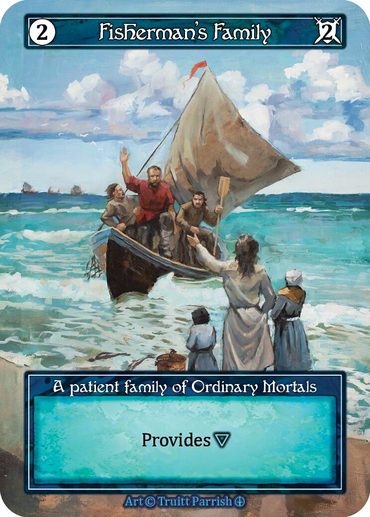 Fisherman's Family (Foil) [Arthurian Legends] | Exor Games New Glasgow