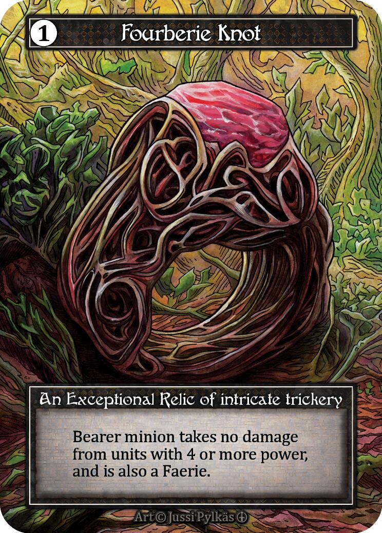 Fourberie Knot (Foil) [Arthurian Legends] | Exor Games New Glasgow