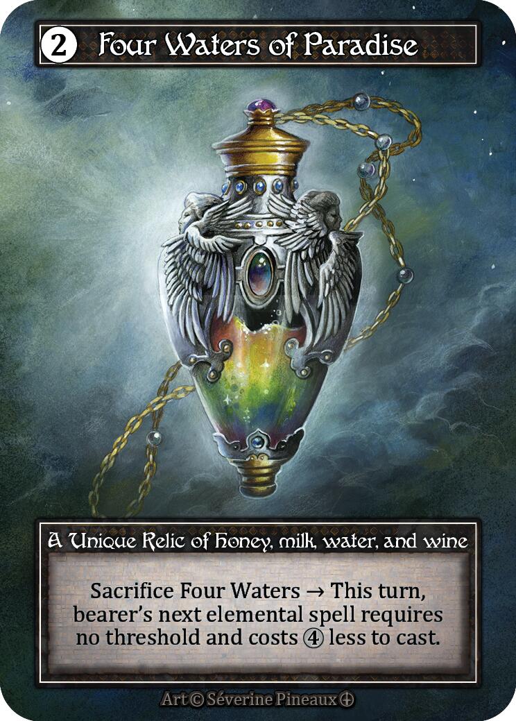 Four Waters of Paradise (Foil) [Arthurian Legends] | Exor Games New Glasgow