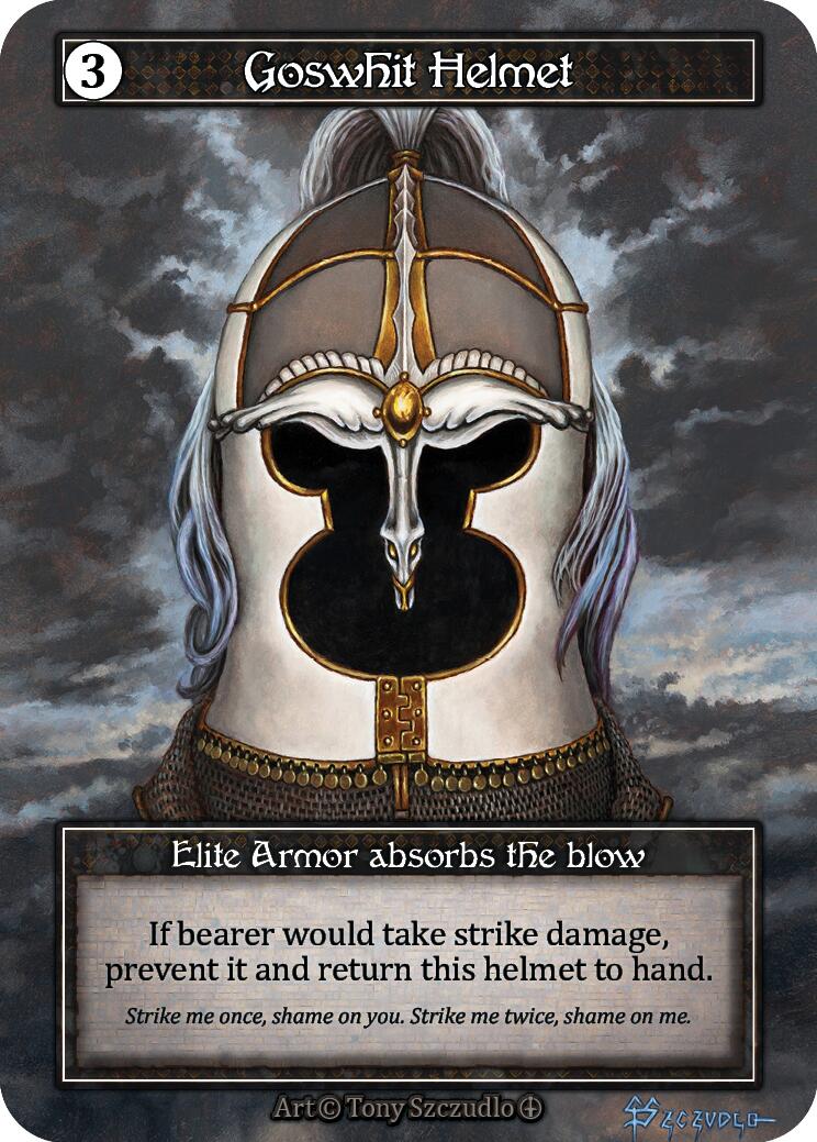 Goswhit Helmet (Foil) [Arthurian Legends] | Exor Games New Glasgow
