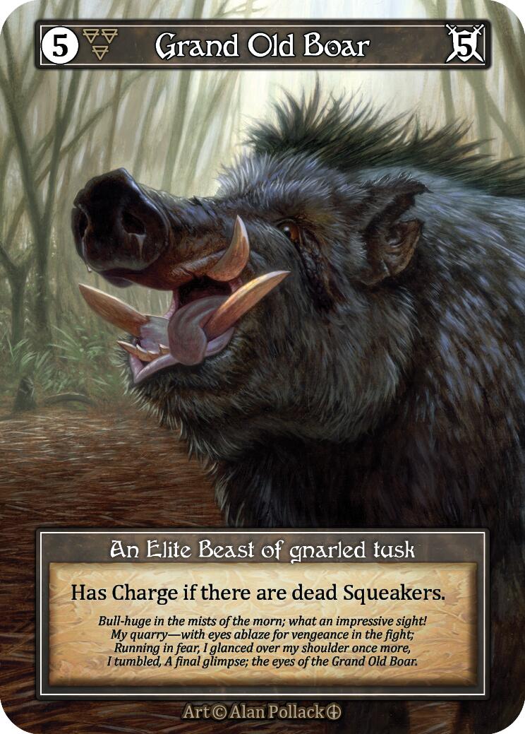 Grand Old Boar (Foil) [Arthurian Legends] | Exor Games New Glasgow