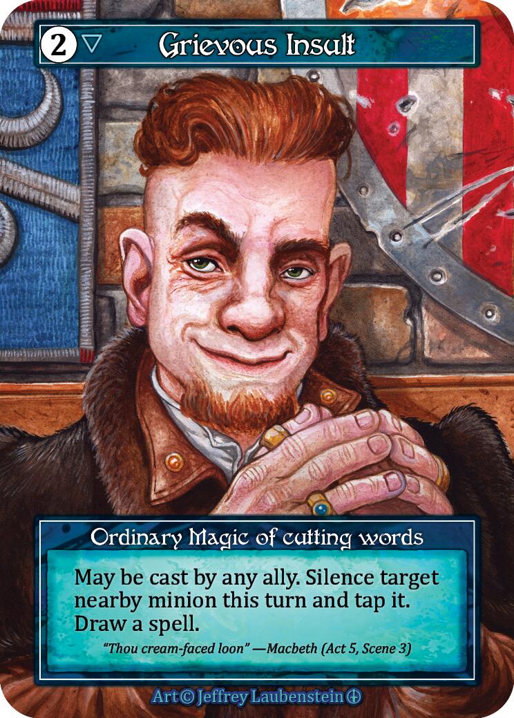 Grievous Insult (Foil) [Arthurian Legends] | Exor Games New Glasgow