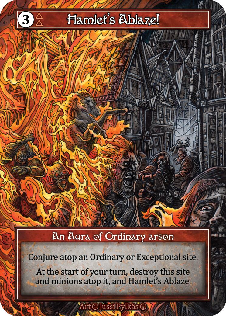 Hamlet's Ablaze! (Foil) [Arthurian Legends] | Exor Games New Glasgow