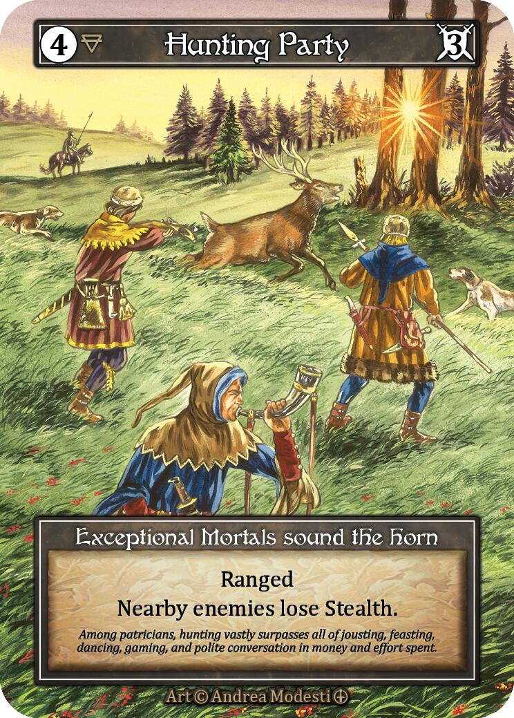 Hunting Party (Foil) [Arthurian Legends] | Exor Games New Glasgow