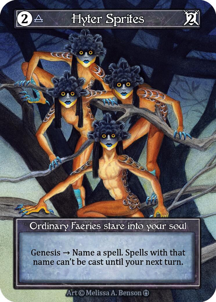 Hyter Sprites (Foil) [Arthurian Legends] | Exor Games New Glasgow