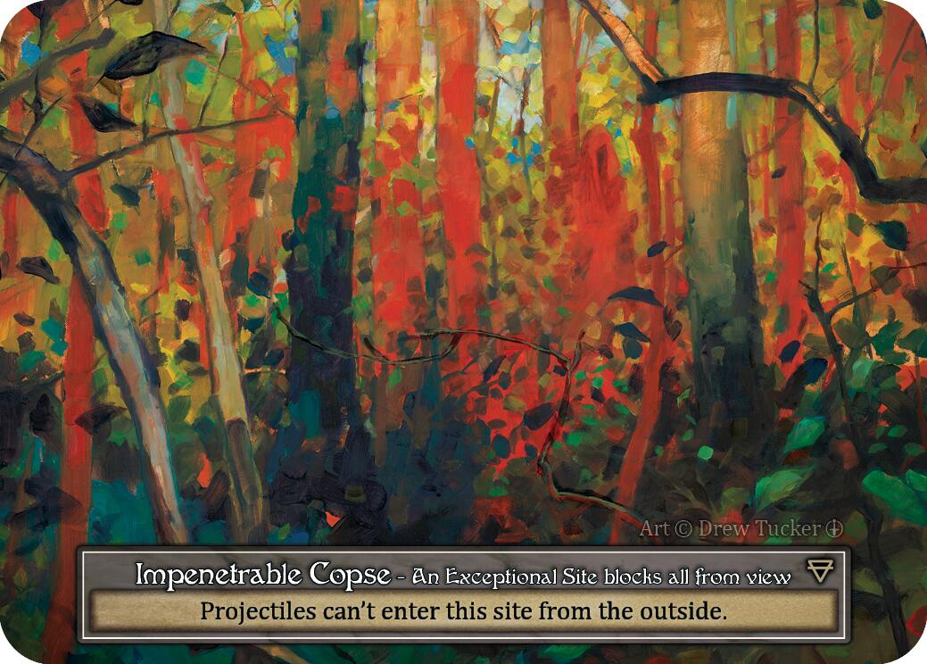 Impenetrable Copse (Foil) [Arthurian Legends] | Exor Games New Glasgow