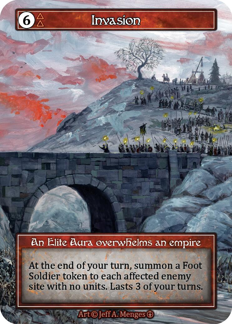 Invasion (Foil) [Arthurian Legends] | Exor Games New Glasgow