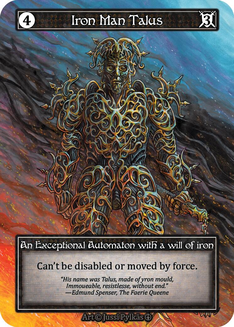 Iron Man Talus (Foil) [Arthurian Legends] | Exor Games New Glasgow