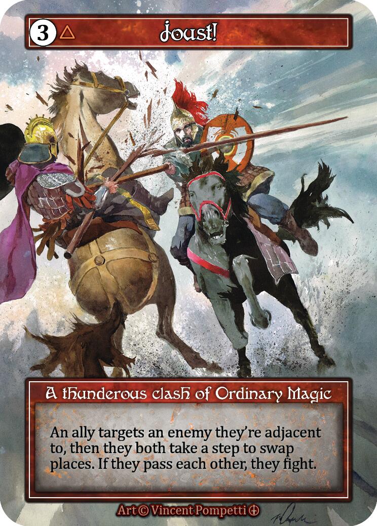 Joust! (Foil) [Arthurian Legends] | Exor Games New Glasgow