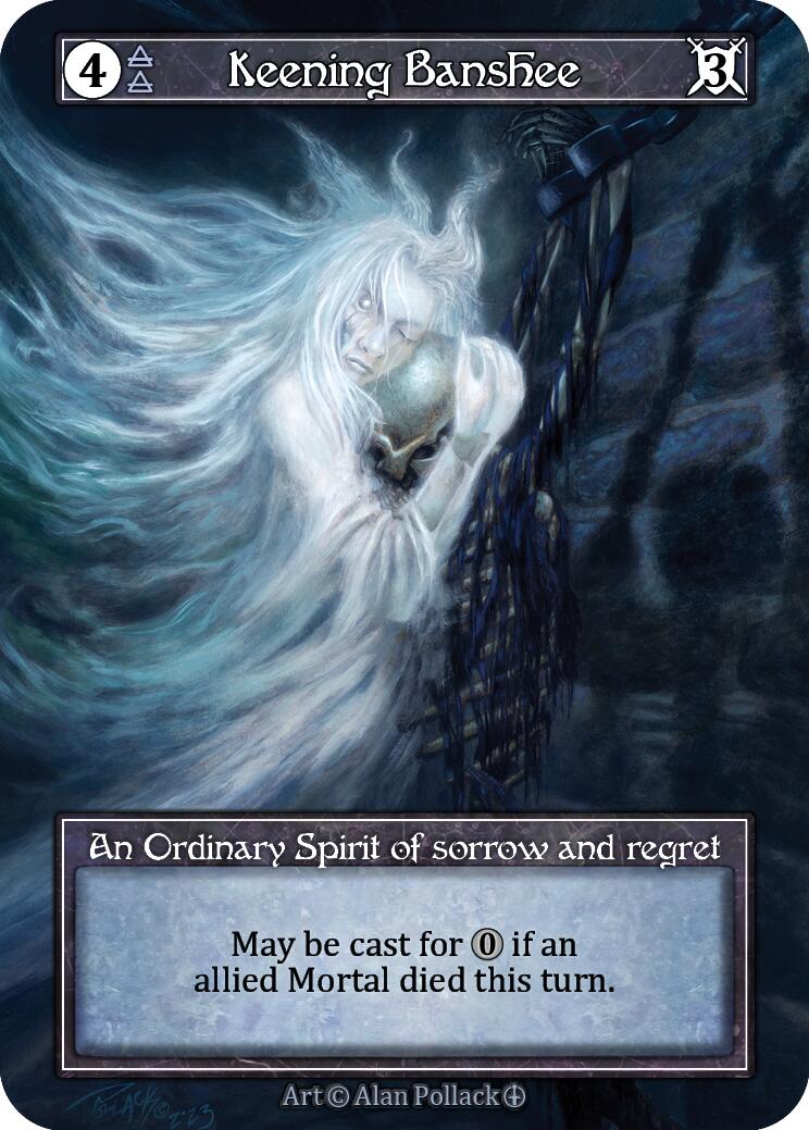 Keening Banshee (Foil) [Arthurian Legends] | Exor Games New Glasgow